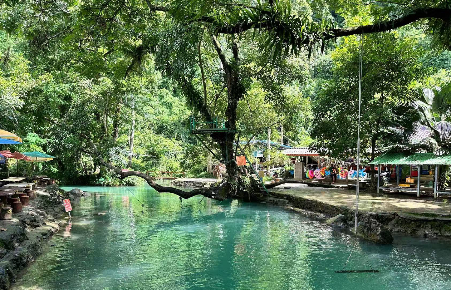 Vang Vieng: Hot Air Balloon,Kayak,Zipline,Blue lagoon1 Tour