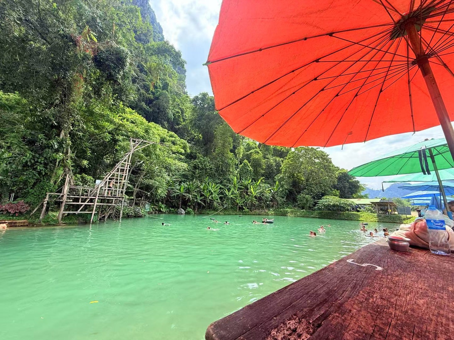Vang Vieng: Paragliding, 2Caves, Zipline, Kayak, lagoon 3